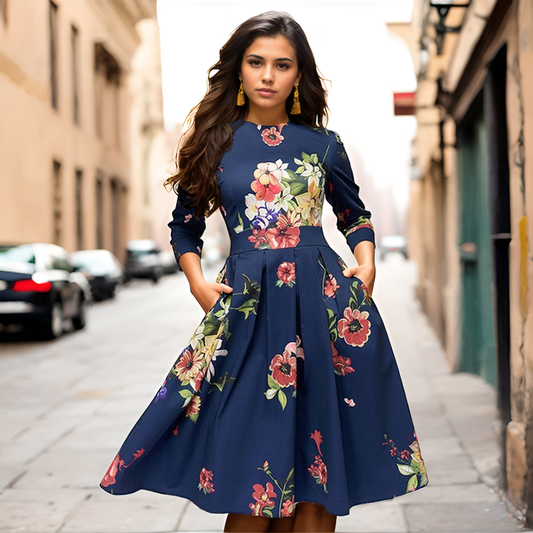 Vintage Garden Party Dress