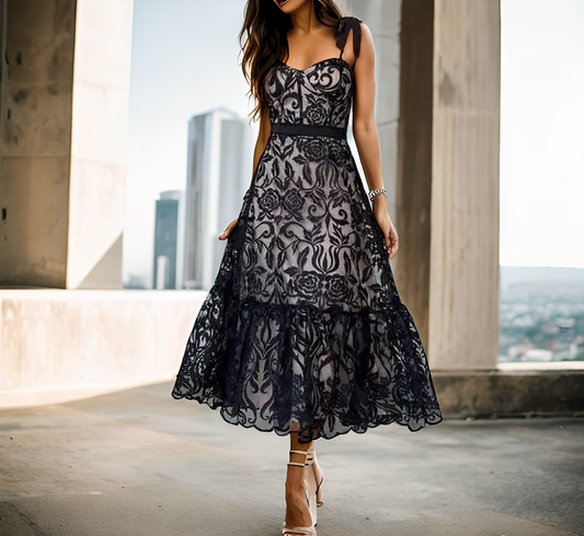 Velaria Embroidered Maxi