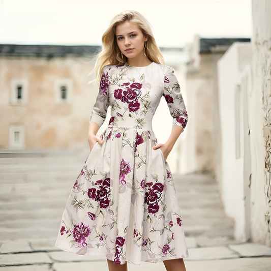 Vintage Garden Party Dress