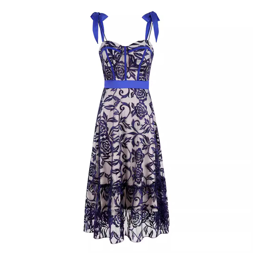 Velaria Embroidered Maxi