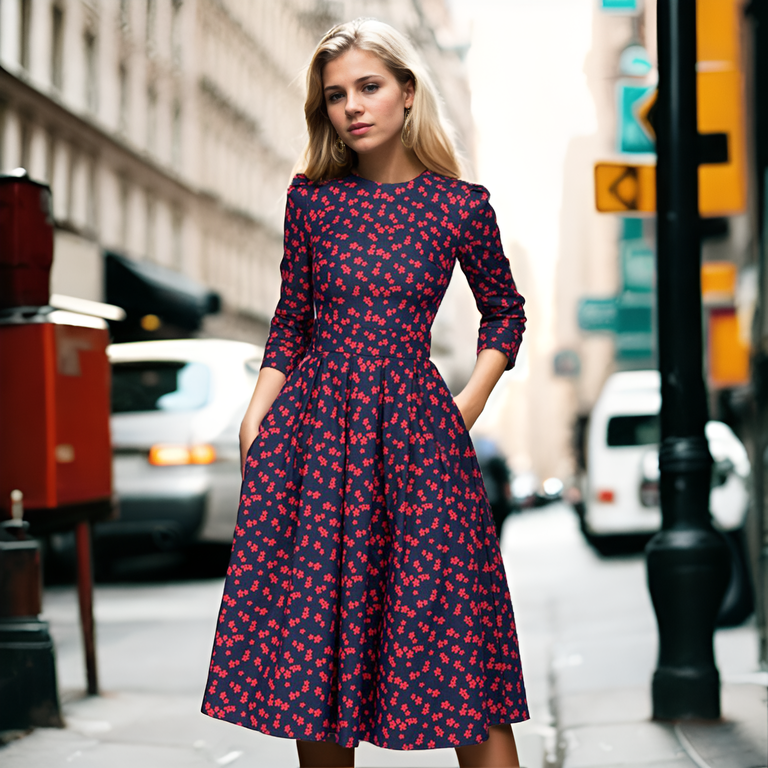 Vintage Garden Party Dress