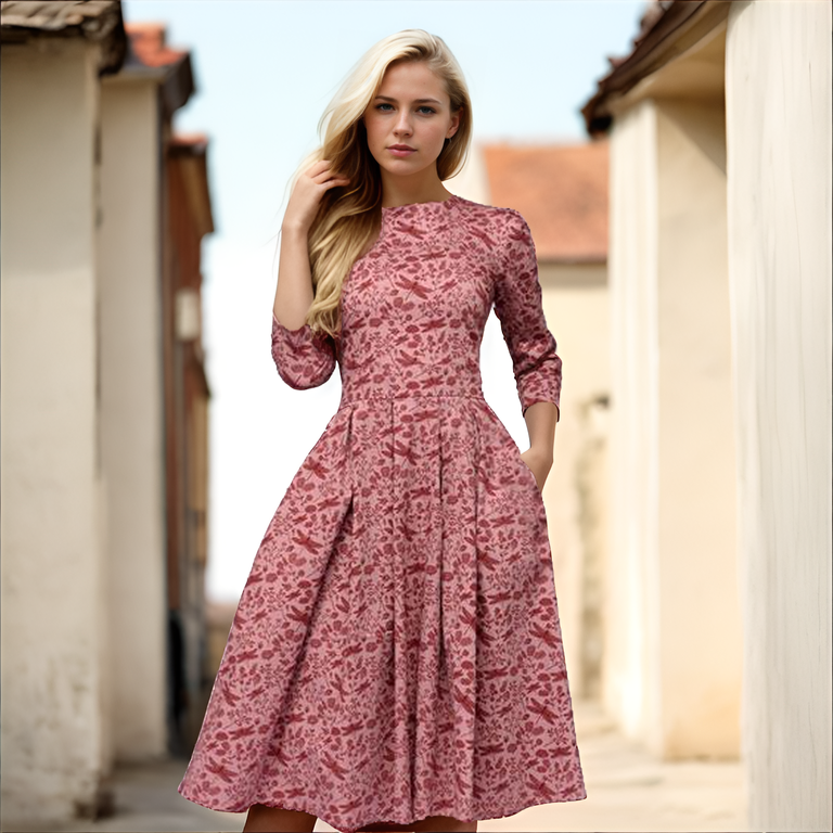 Vintage Garden Party Dress