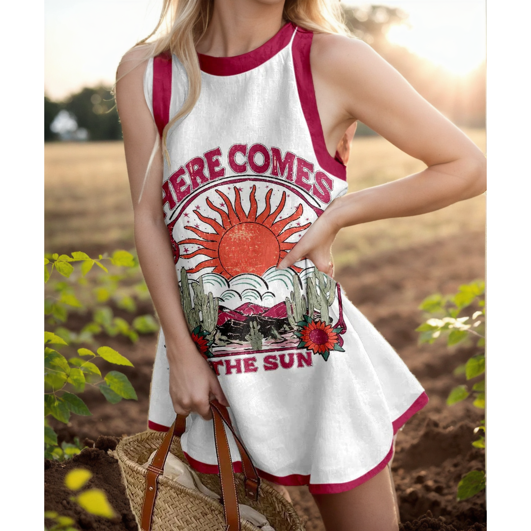 Ocean Drift Sleeveless Knit Tunic