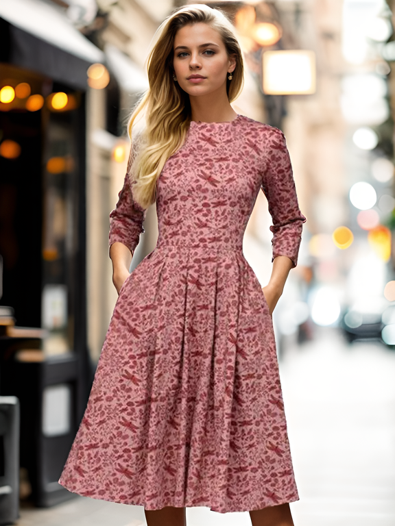 Vintage Garden Party Dress