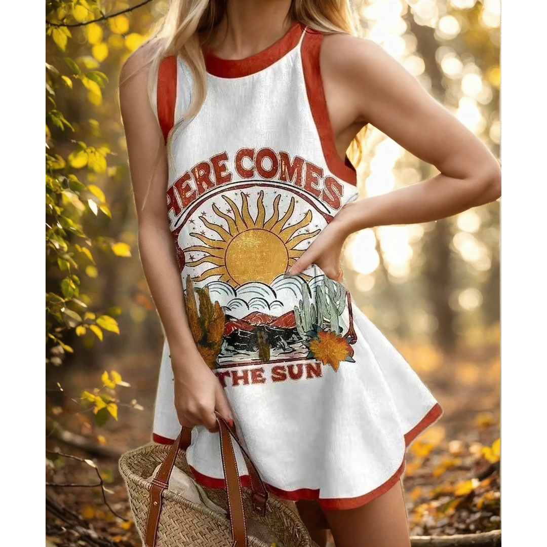 Ocean Drift Sleeveless Knit Tunic