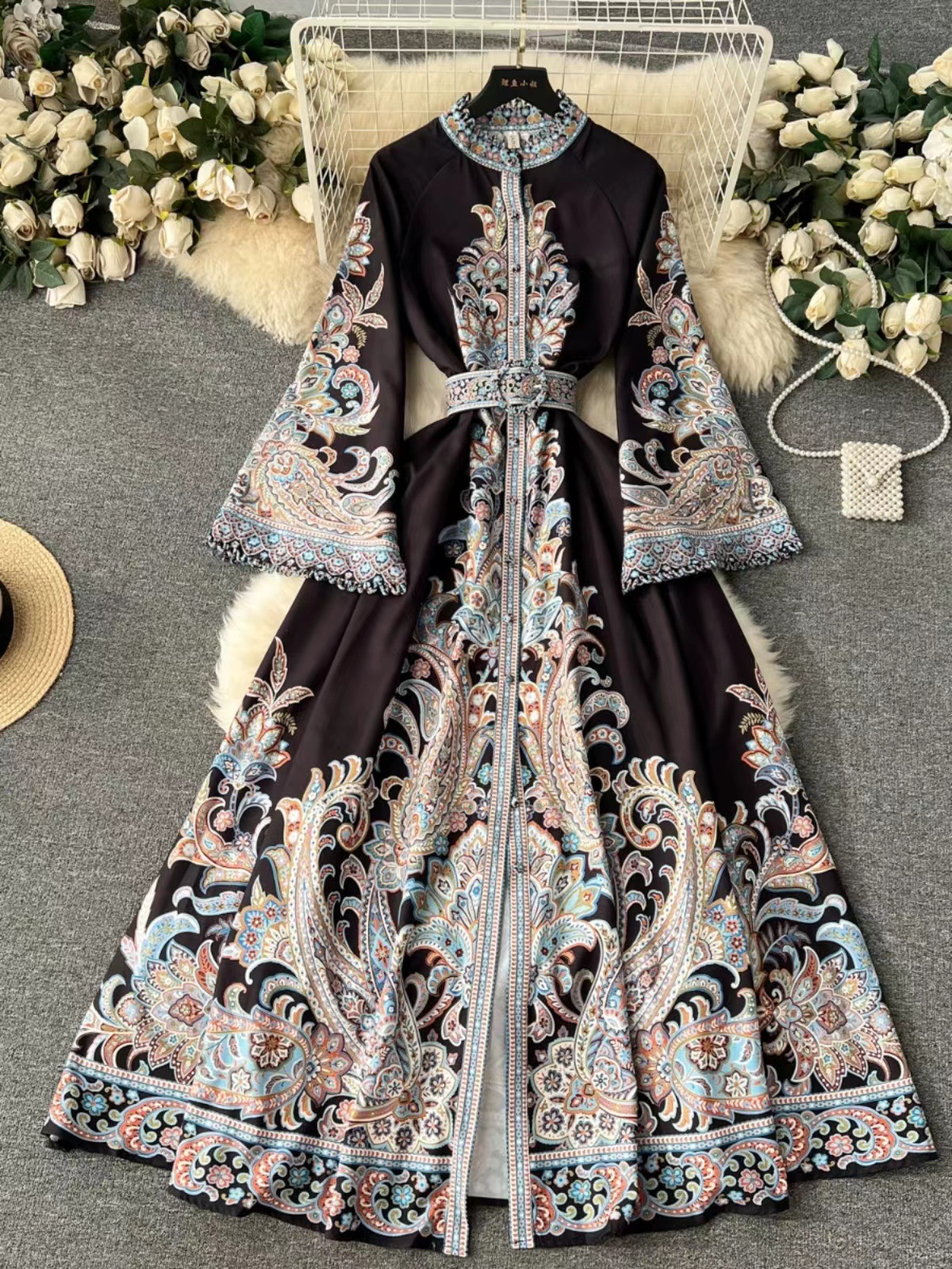 Evelyn Retro Charm Dress