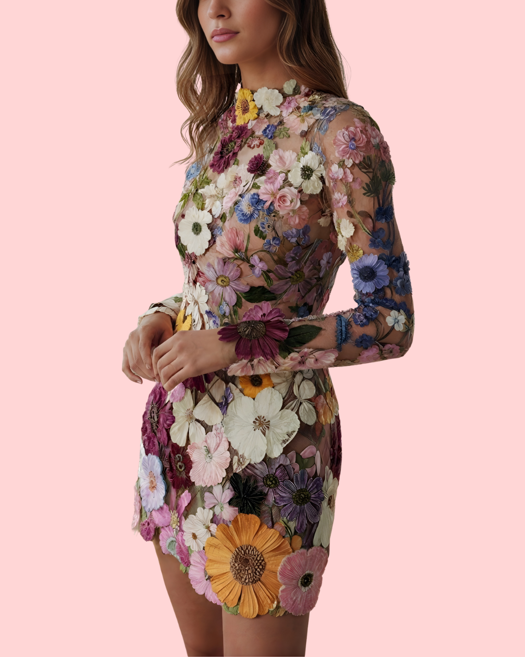 FloraContour Dress