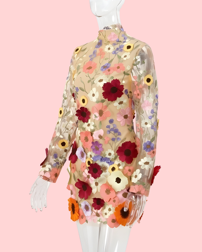 FloraContour Dress