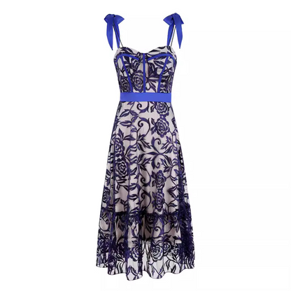 Velaria Embroidered Maxi