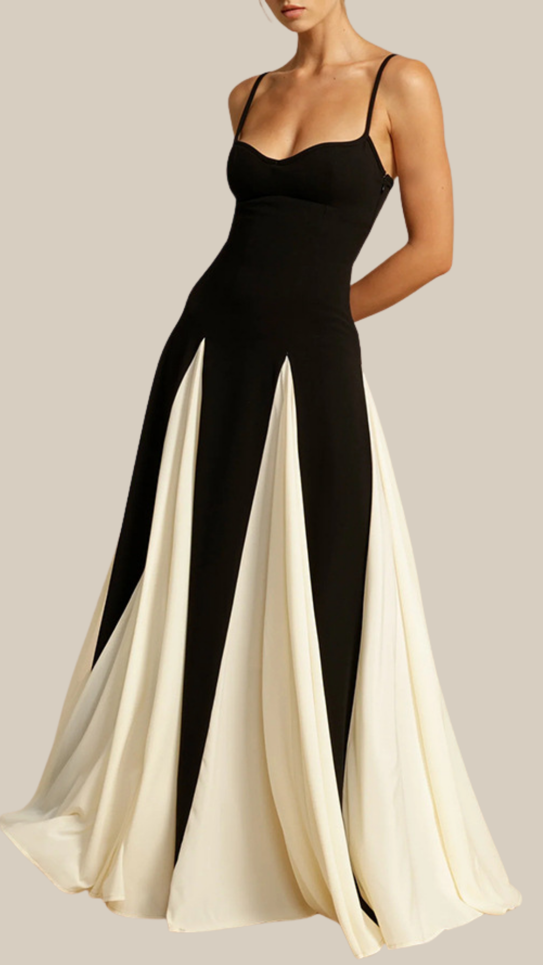 Élyra Contrast Dress