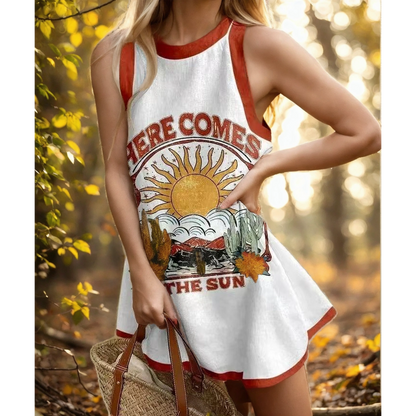 Ocean Drift Sleeveless Knit Tunic